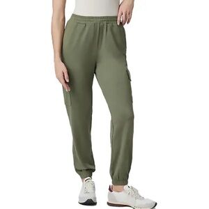 Vuori Green/metal cargo boyfriend joggers small